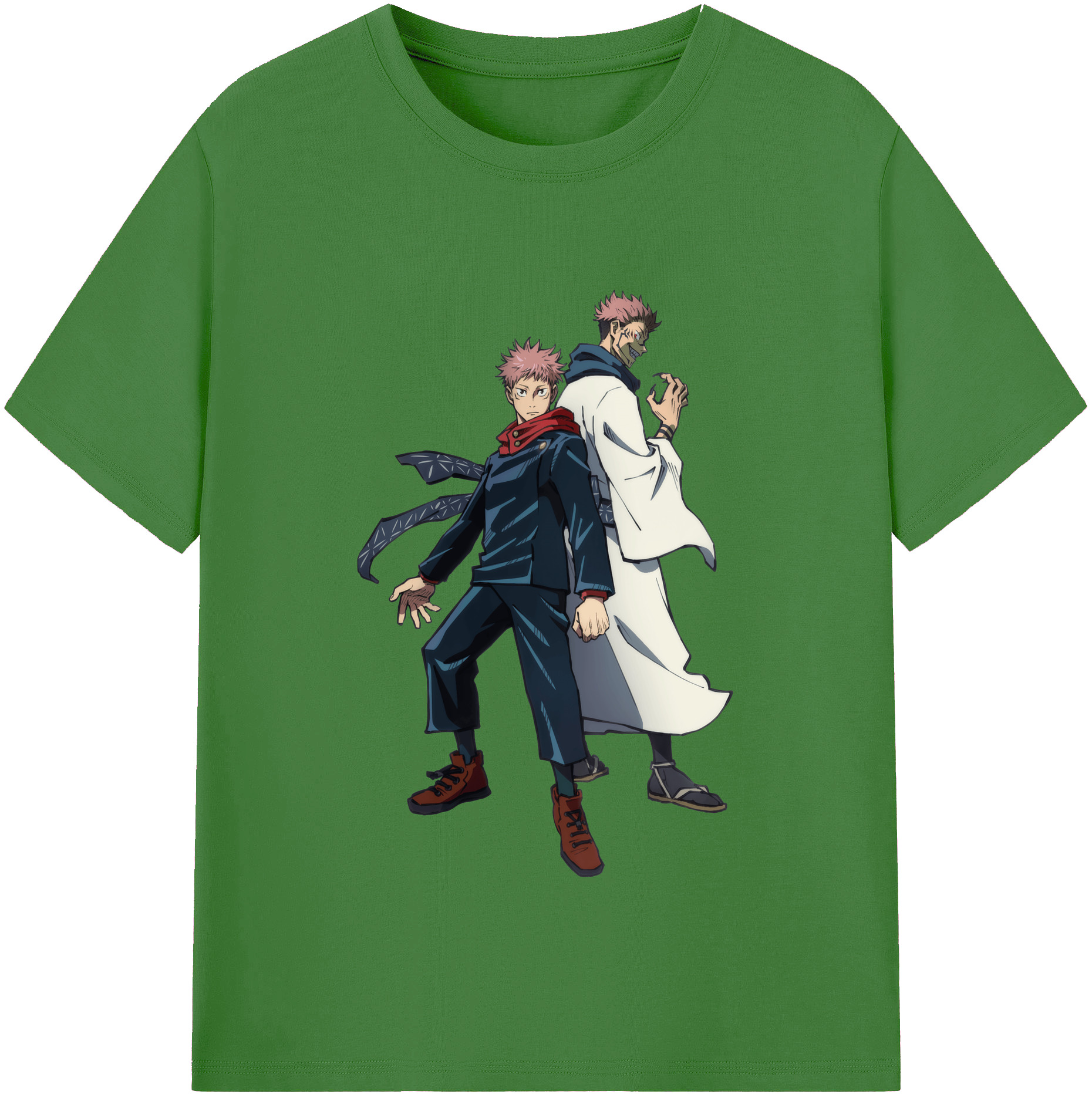 （画像用） 呪術廻戦 Jujutsu Kaisen レディースカジュアルプリントTシャツ（綿100％）